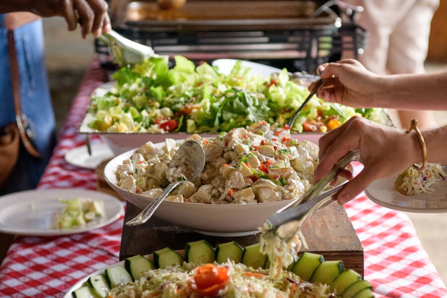 There are group banquet food options for a number of venue spaces at Big Cedar