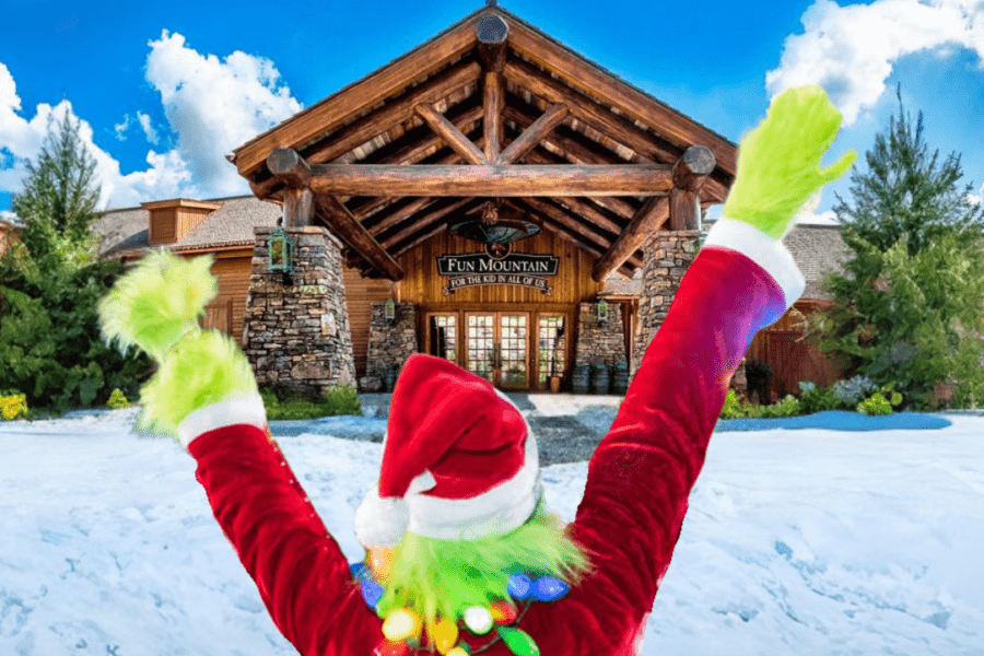the grinch at fun mountain