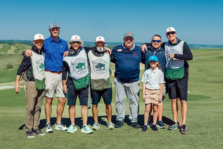 big cedar golf caddies group