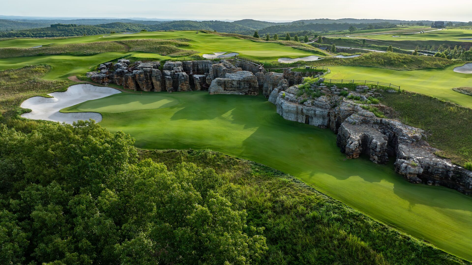 mountain top golf course