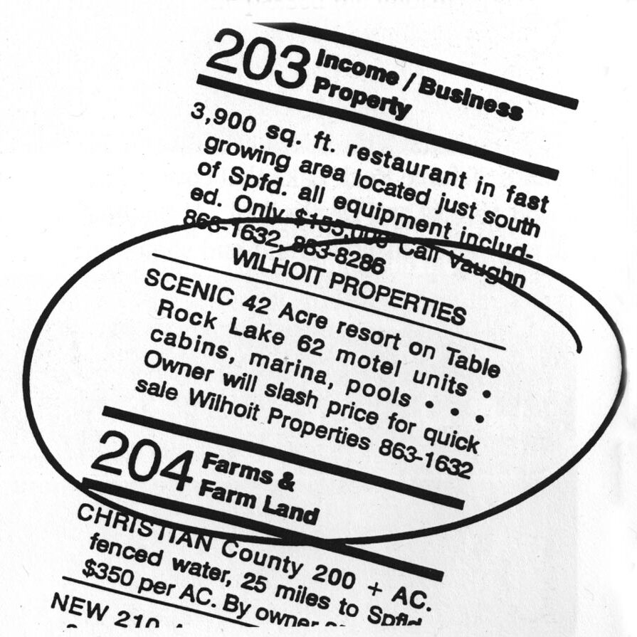 Original news clip of what is now Big Cedar Lodge property sale.