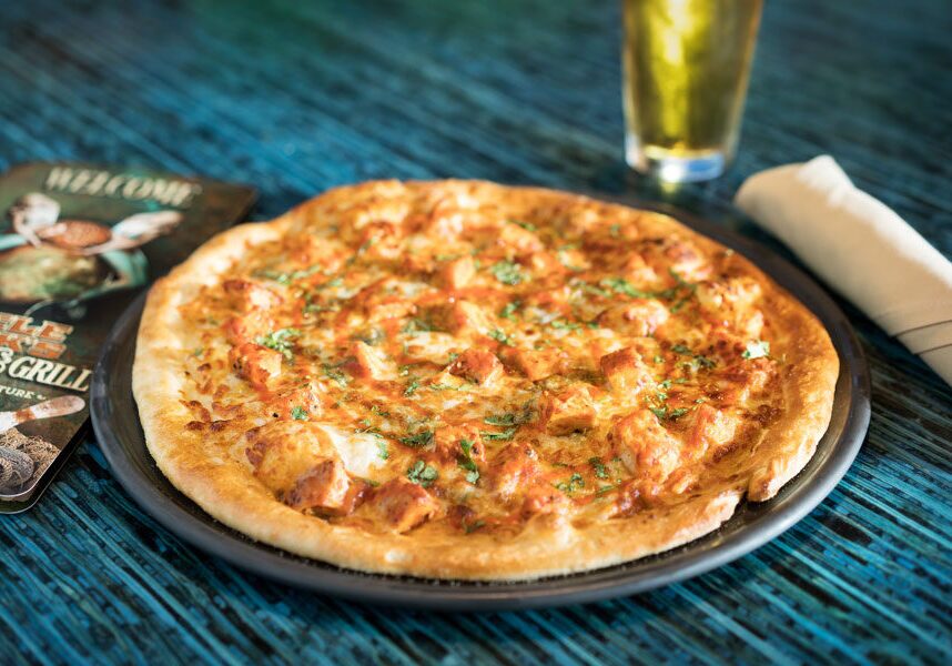Pizza at Uncle Buck's casual dining at Big Cedar