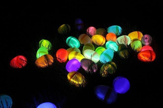 glow in the dark eggs, Easter Egg Hunt 