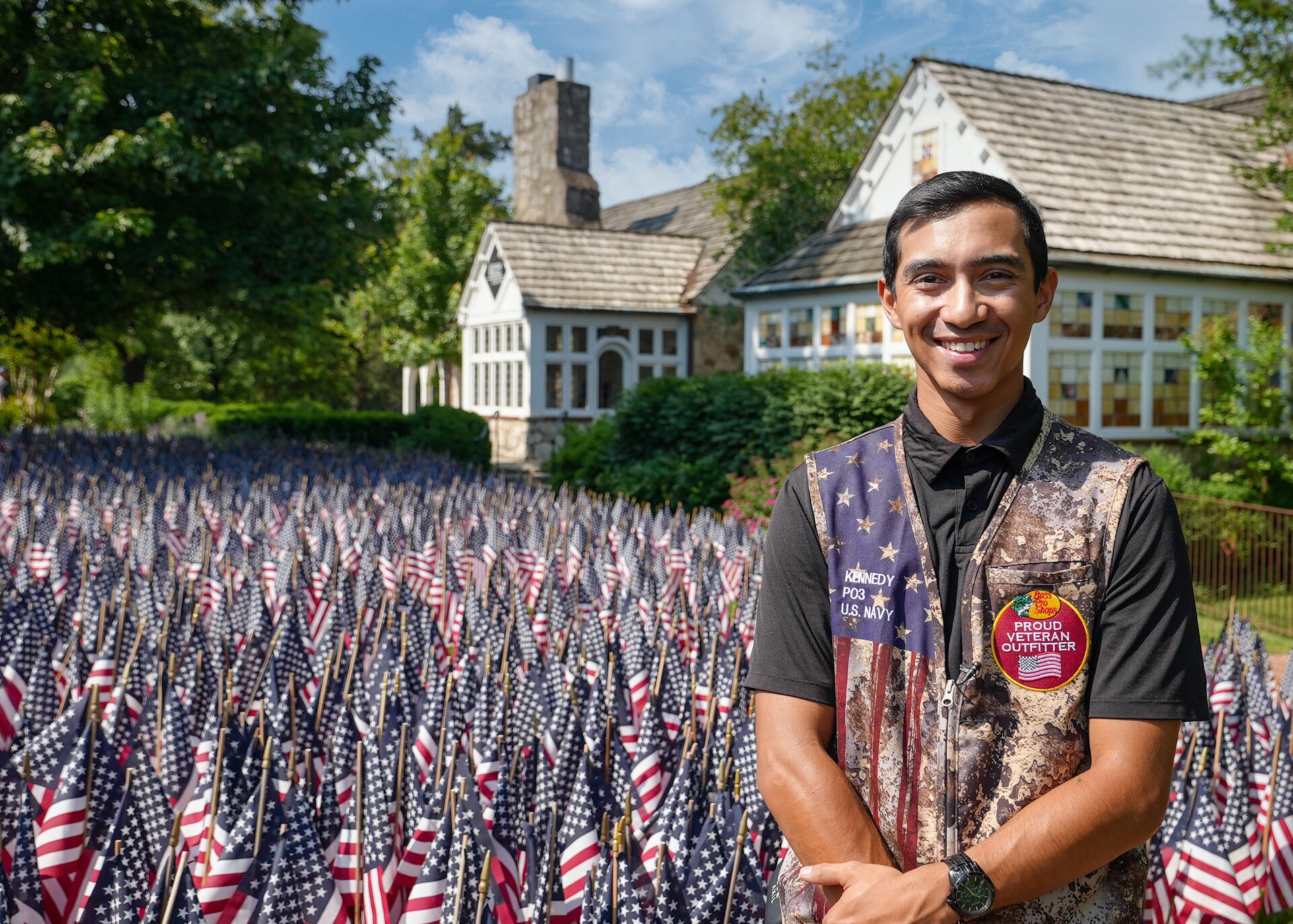bass pro. shops veteran employee at big cedar lodge