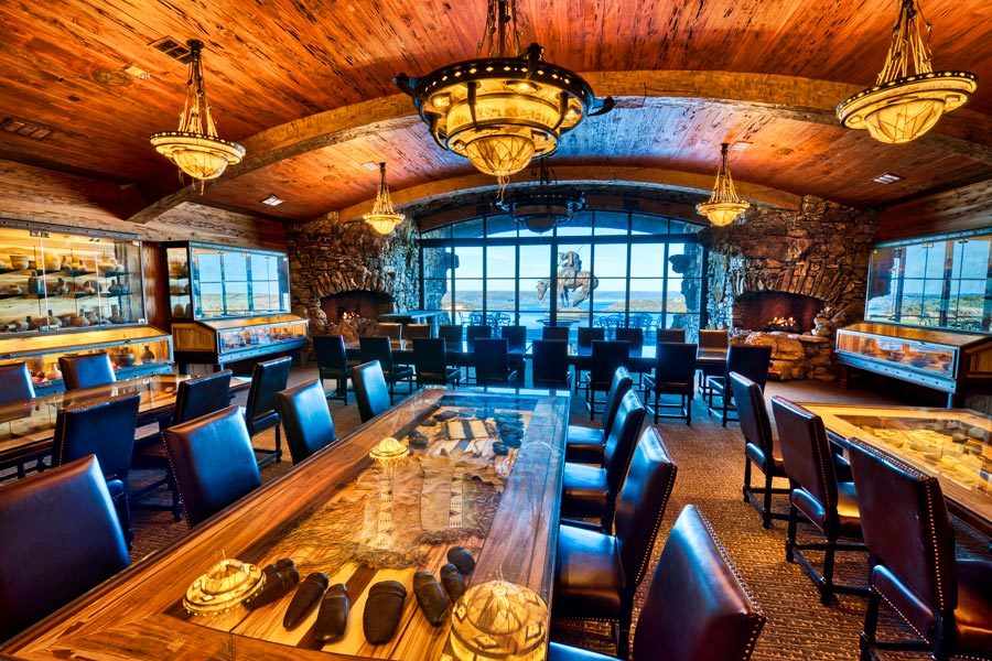 Wine Cellar Event Room at Buffalo Bar at Big Cedar