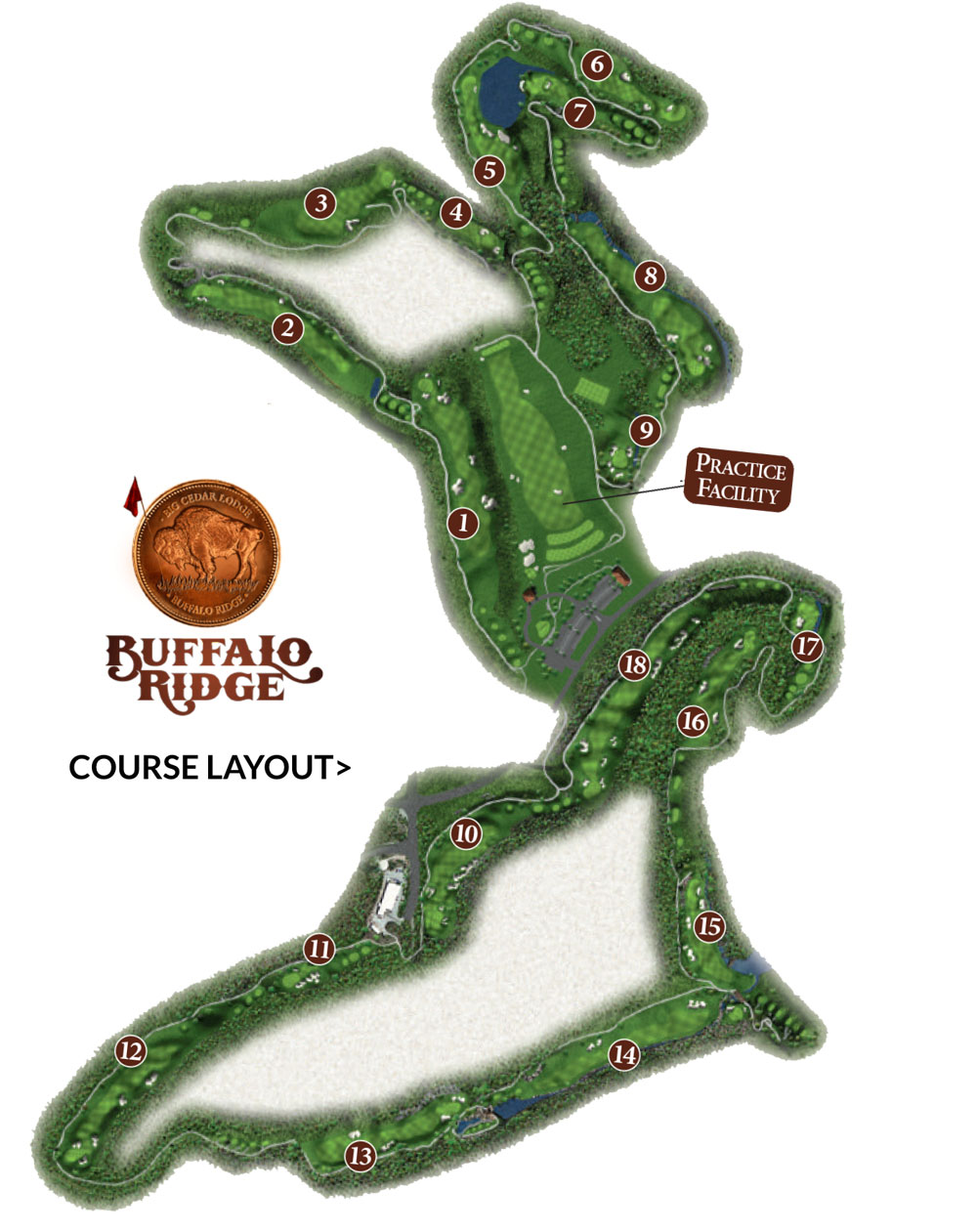 Buffalo Springs Course Layout