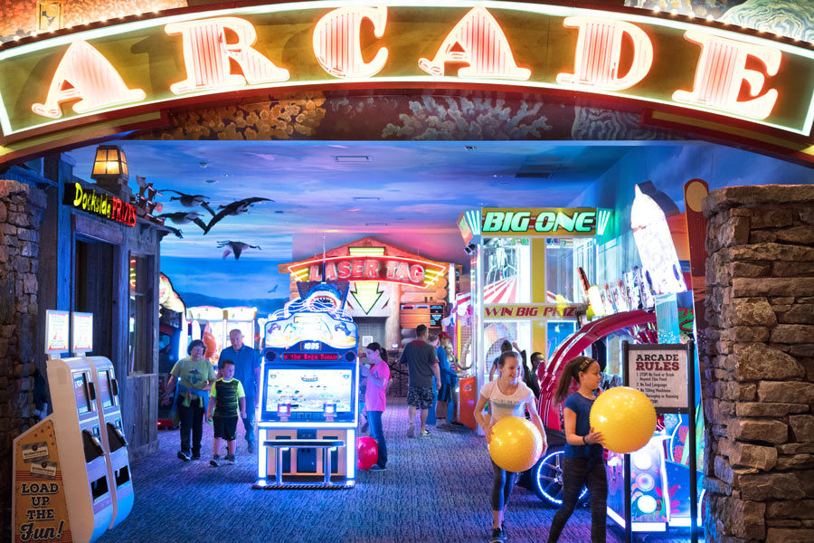 Arcade at Fun Mountain at Big Cedar