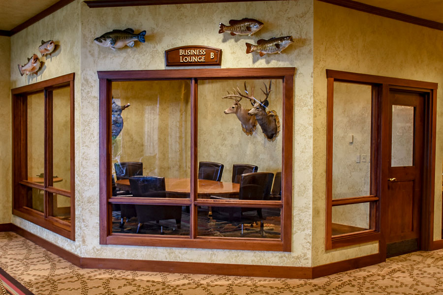 Business Lounge small meeting space at the Grandview Conference Center at Big Cedar Lodge