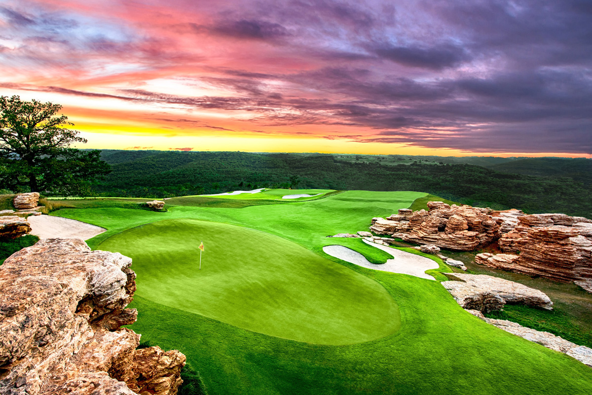 Mountain Top Golf Course Big Cedar Lodge Branson, Mo.