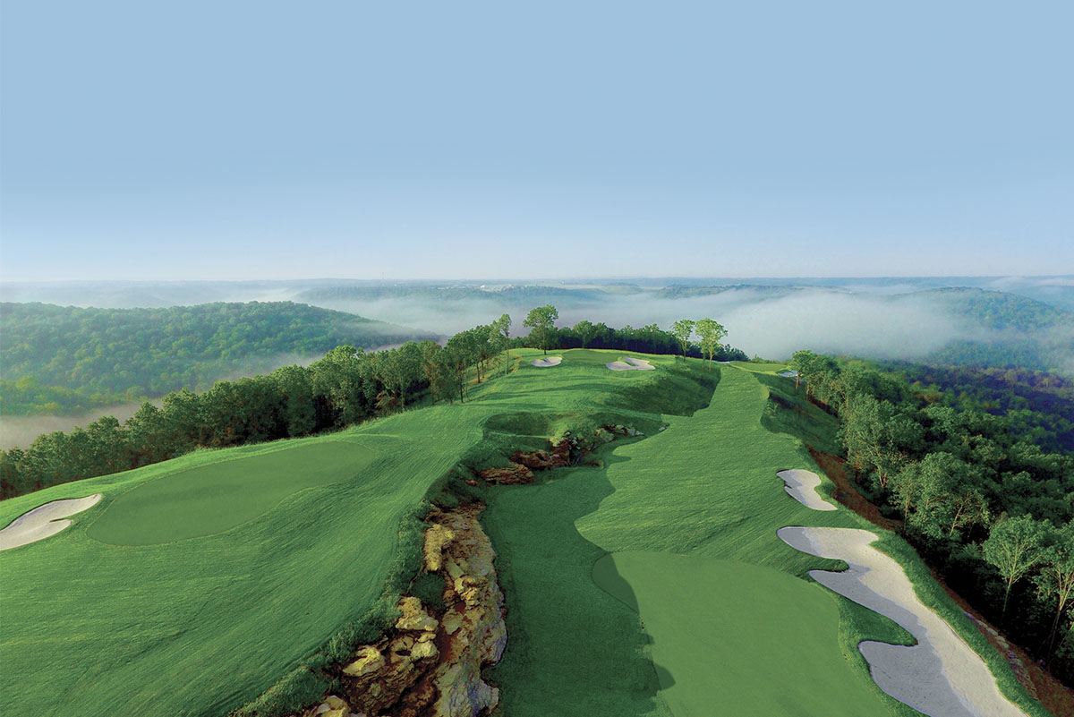 Mountain Top Golf Course - Hole 5 - Golf at Big Cedar Lodge