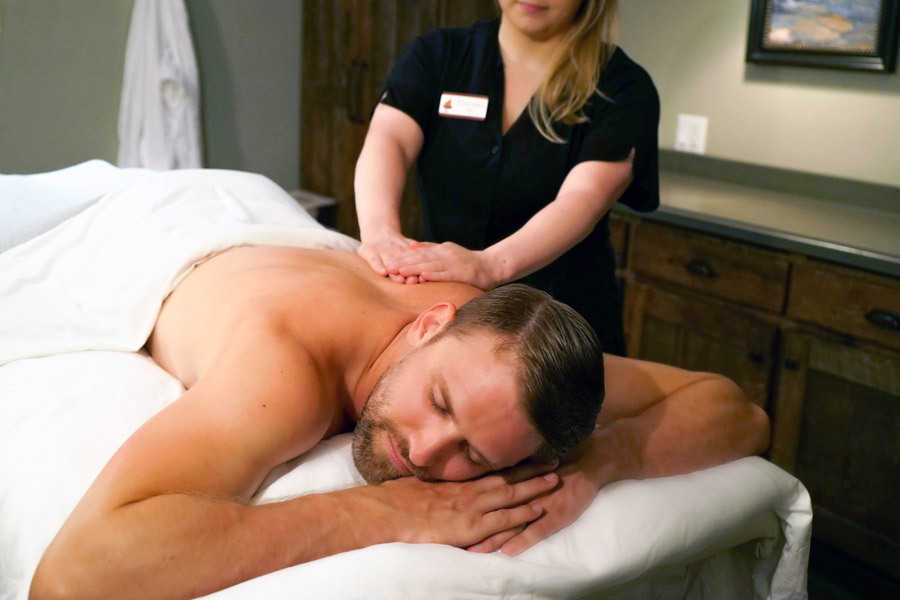Cedar Creek Spa male massage at Big Cedar Lodge