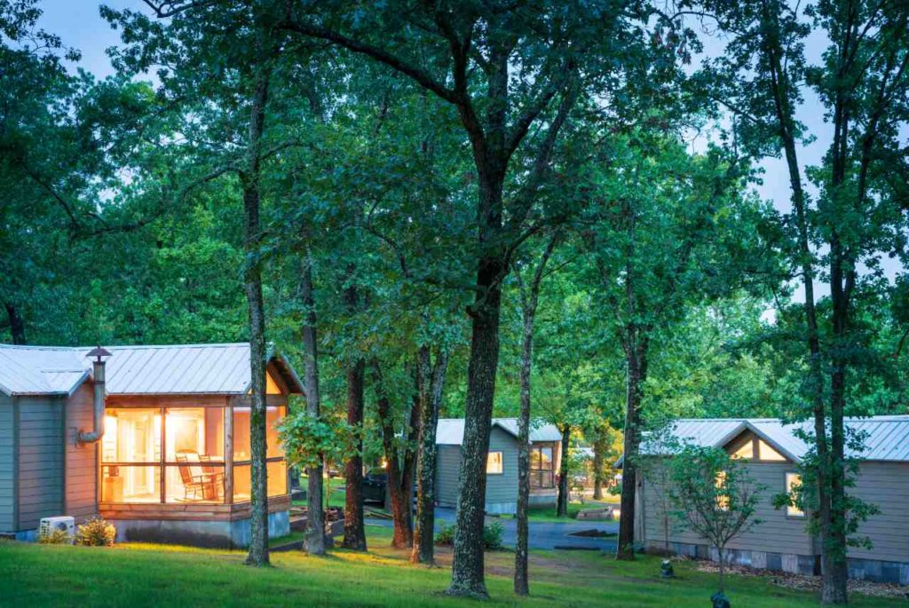 Camp Long Creek cabins