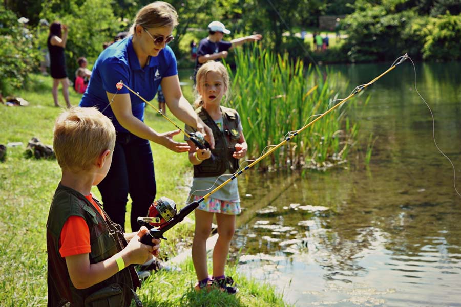 Fishing with Kids in Mystic