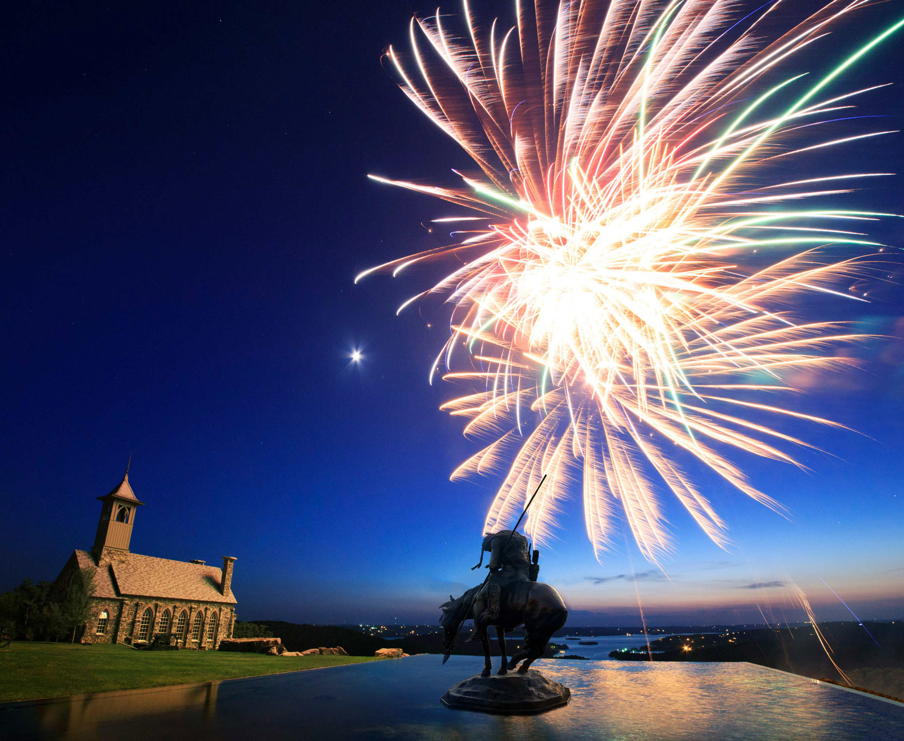 Fireworks at Top of the Rock