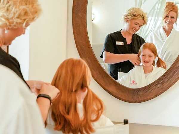 The Royal Treatment at Cedar Creek Spa offers hair styling and pampering for mom and daughter