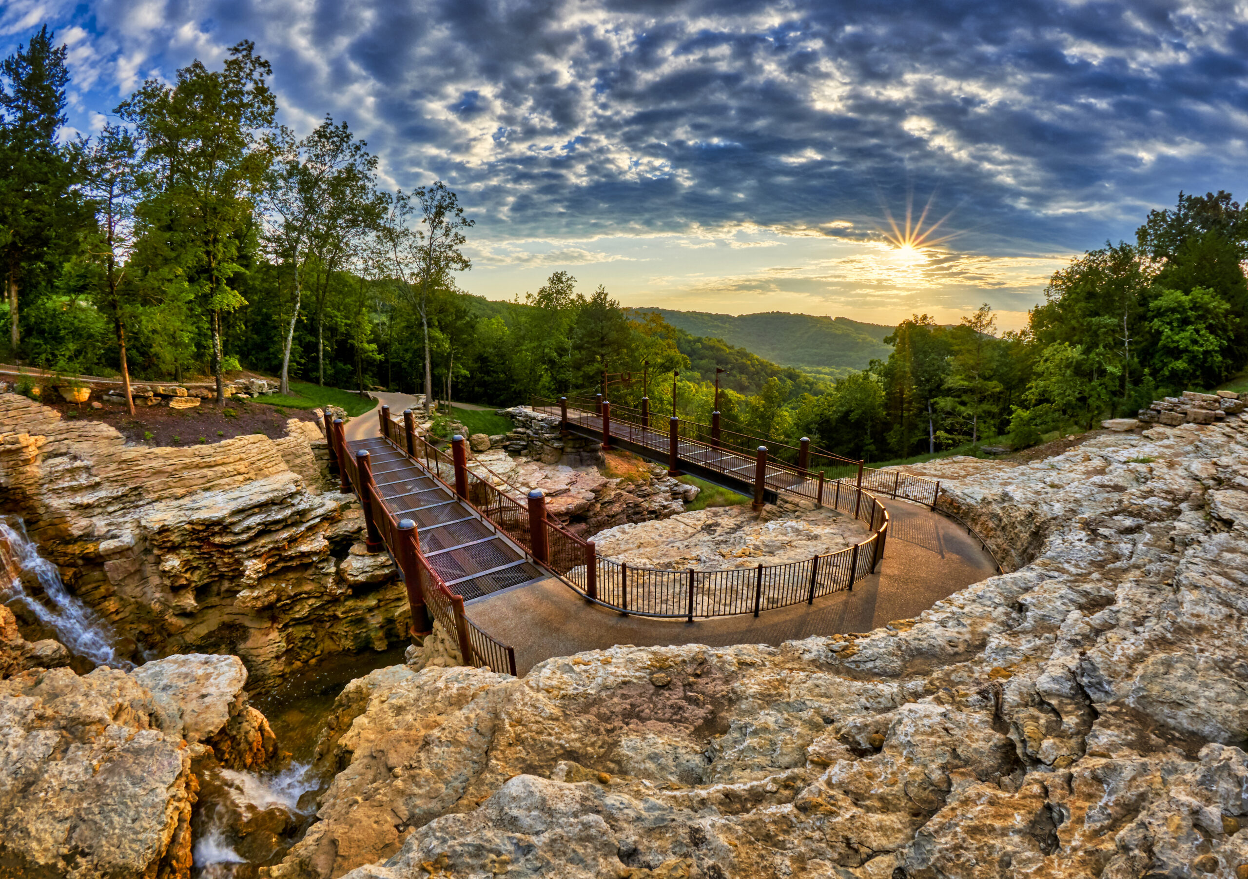 Cave Trail at Top of the Rock near Big Cedar Lodge in Ridgedale, Missouri