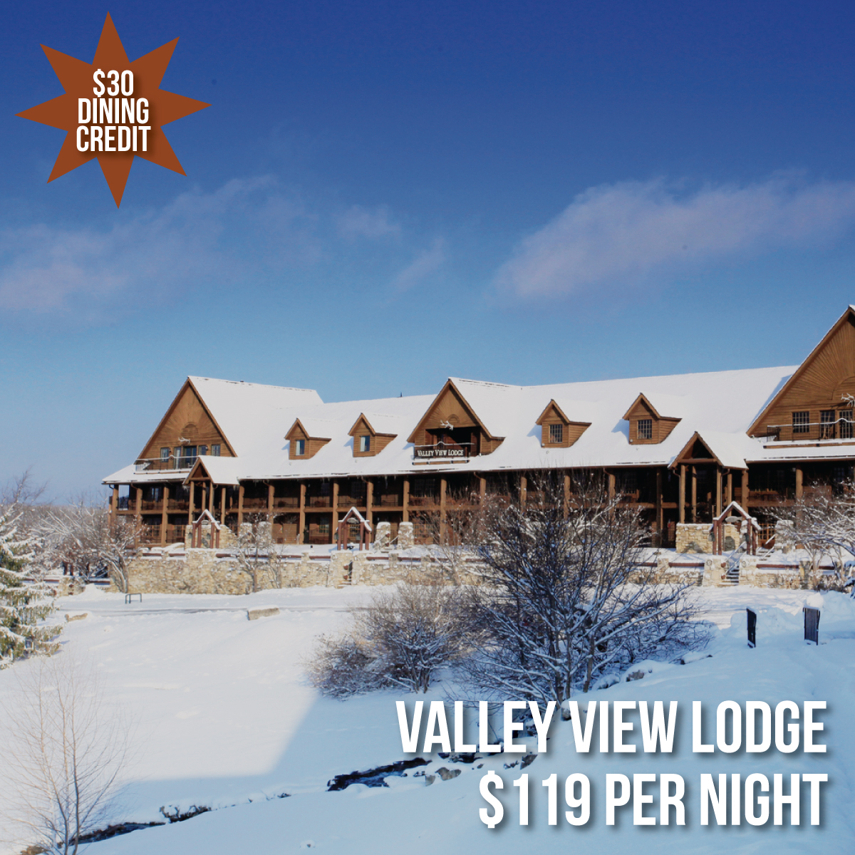Valley View Lodge with Dining Credit Image