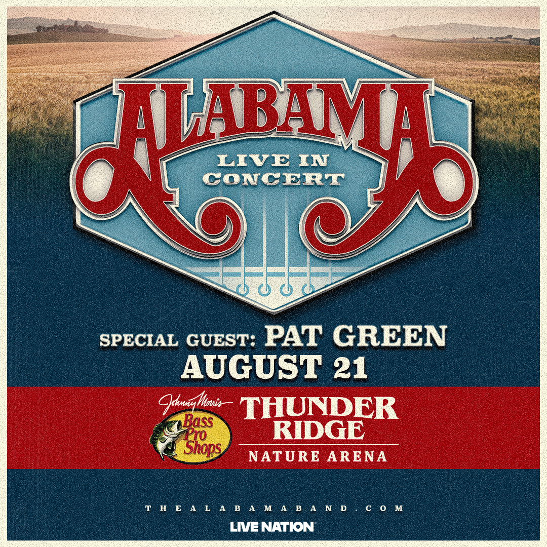 Country Band Alabama performing at Thunder Ridge Nature Arena Thursday August 21 2025