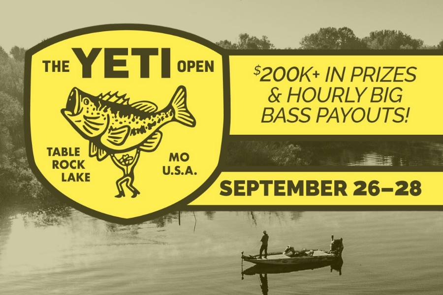 Yeti Open Fishing Tournament September 26 through 28 2025
