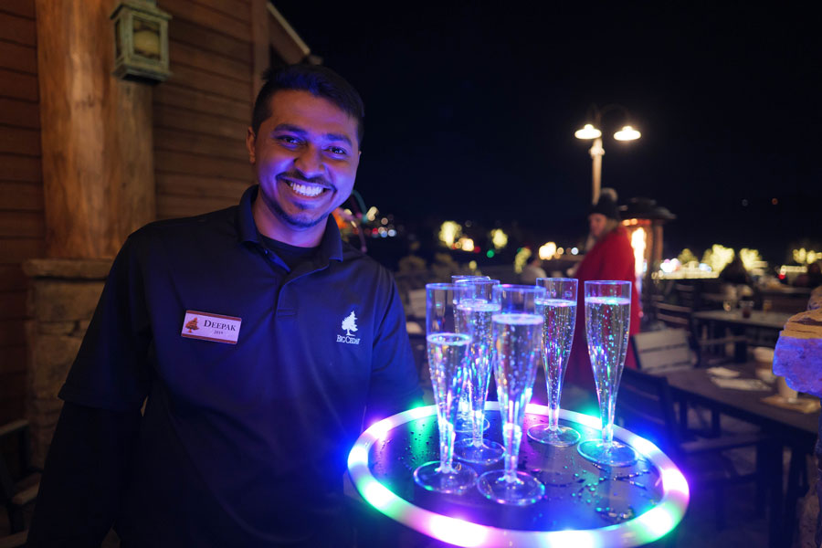 Fun Mountain Patio, New Year's Eve Party