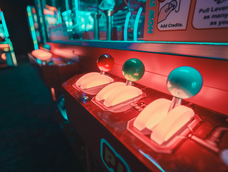 Arcade game joy sticks