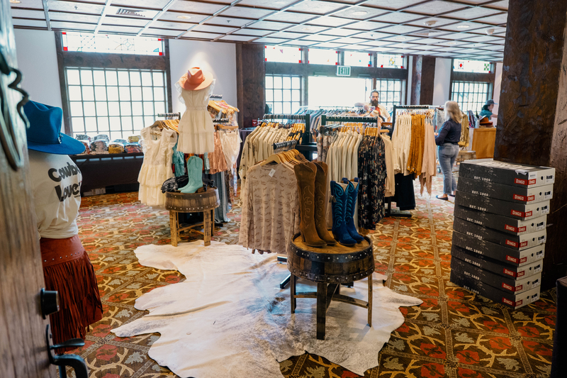 Pop up Shop with apparel and more