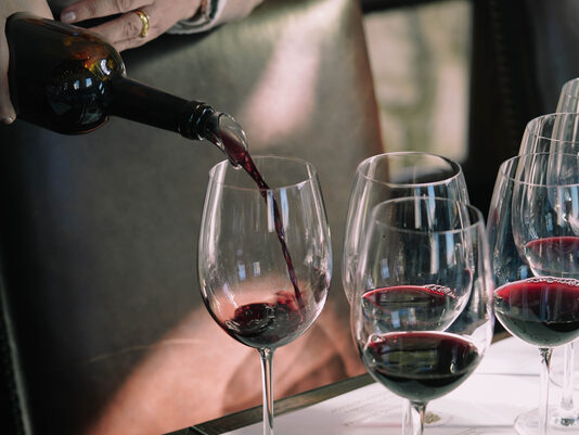 An elegant wine dinner at the Worman House