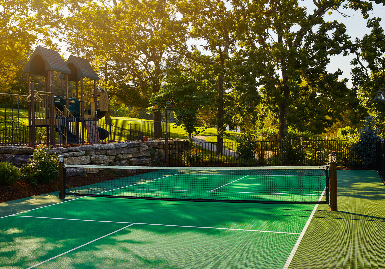 Pickleball courts at Big Cedar Lodge