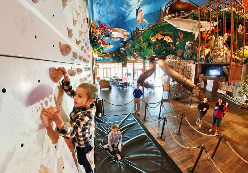 Climbing Wall at Big Cedar Lodge's Fun Mountain