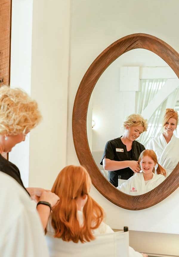 The Royal Treatment at Cedar Creek Spa offers hair styling and pampering for mom and daughter