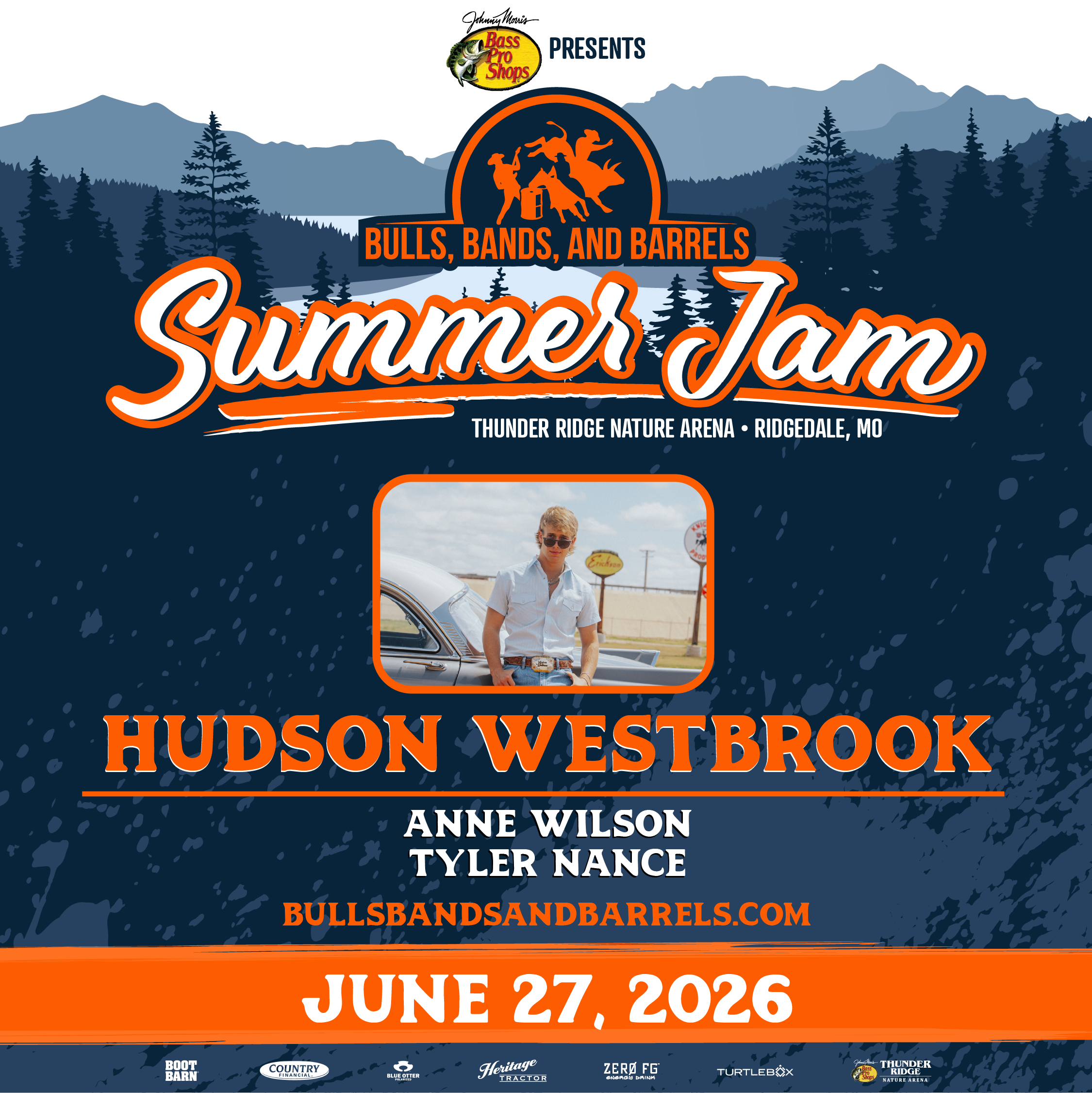 Hudson Westbrook Bulls, Bands, and Barrels Summer Jam