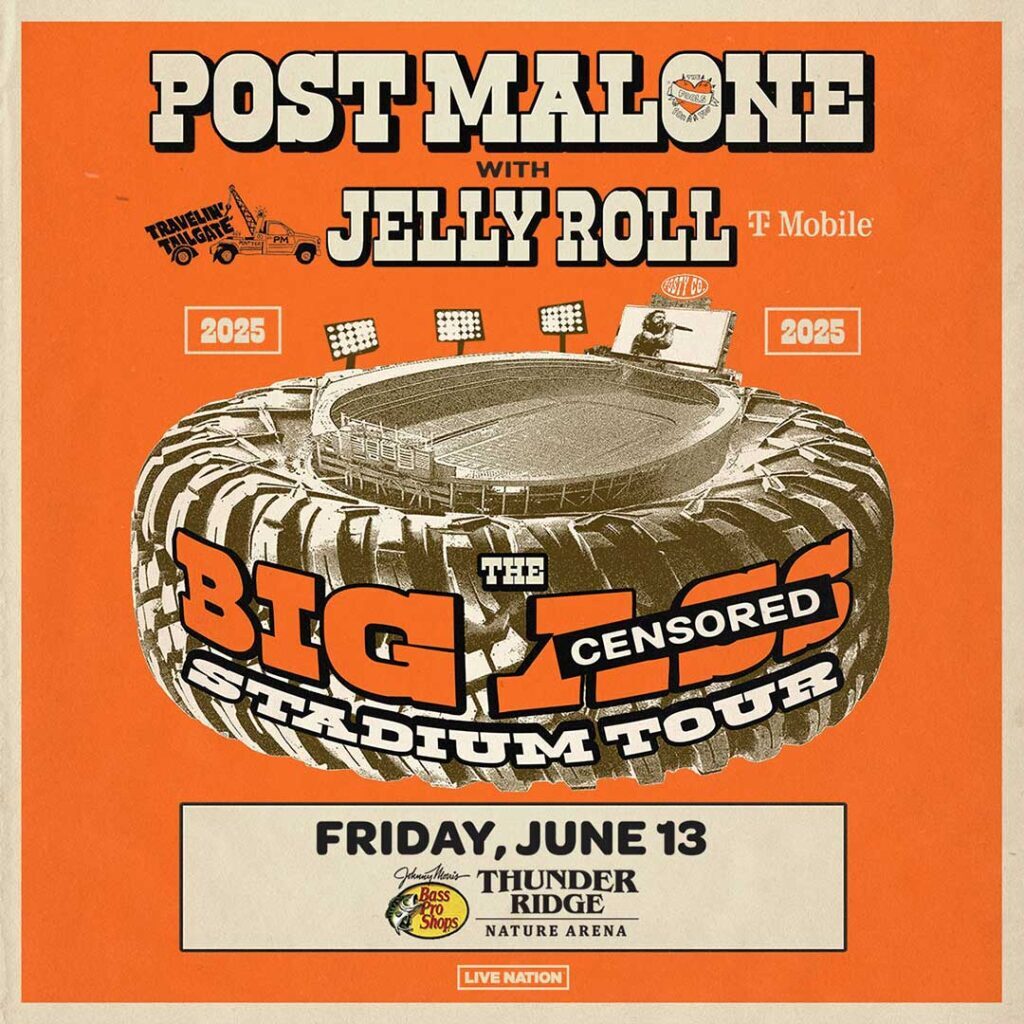 Post Malone featuring Jelly Roll at Thunder Ridge Nature Arena