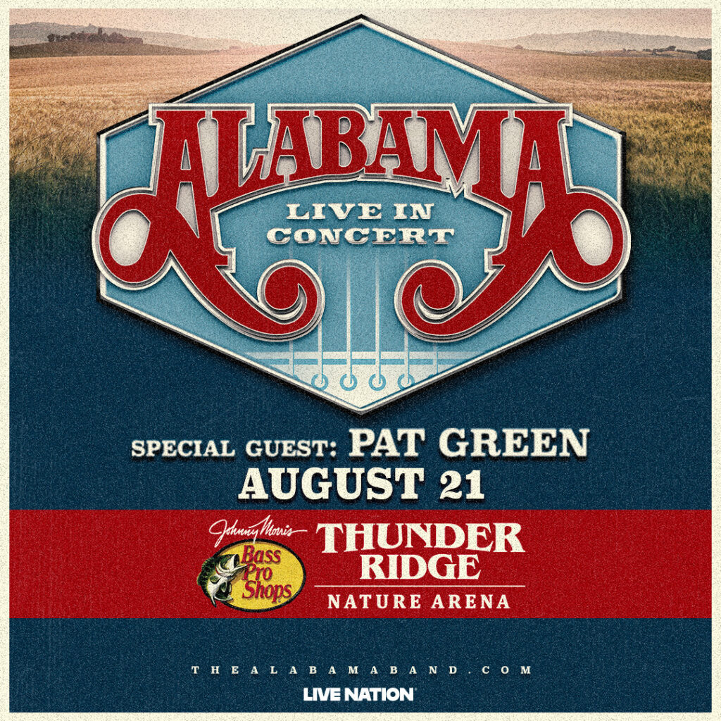 Country Band Alabama performing at Thunder Ridge Nature Arena Thursday August 21 2025
