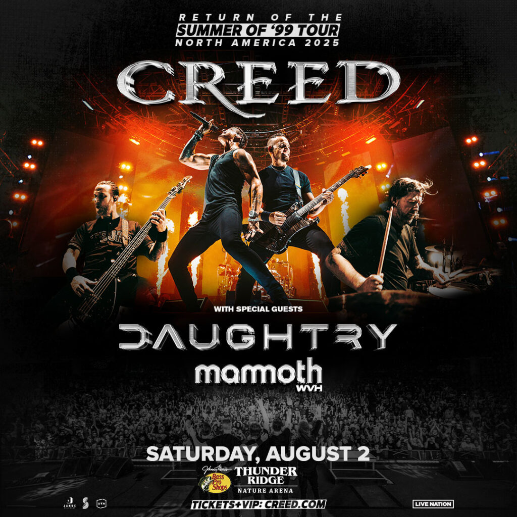 Creed and Daughtry at Thunder Ridge Nature Arena