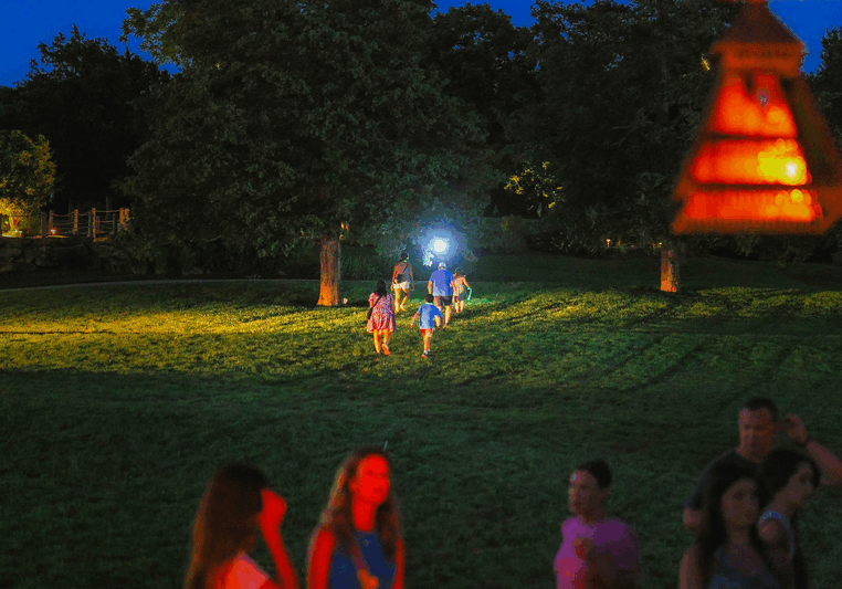 Glow In the Dark Scavenger Hunt walking