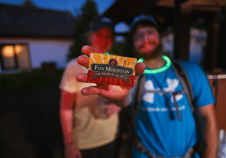 Glow In the Dark Scavenger Hunt gift card prize