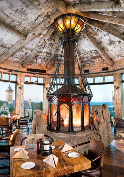 Osage Restaurant rotunda room at Top of the Rock at Big Cedar